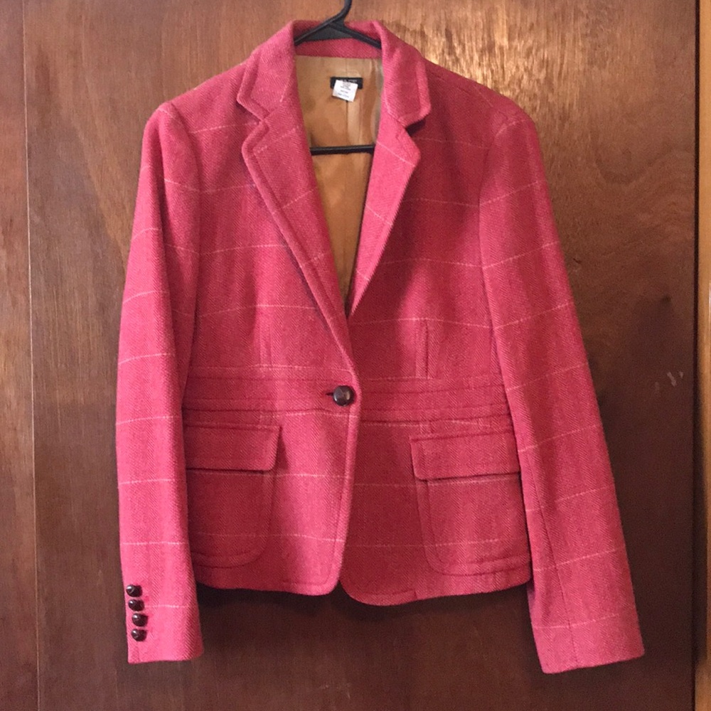 Jcrew wool herringbone blazer